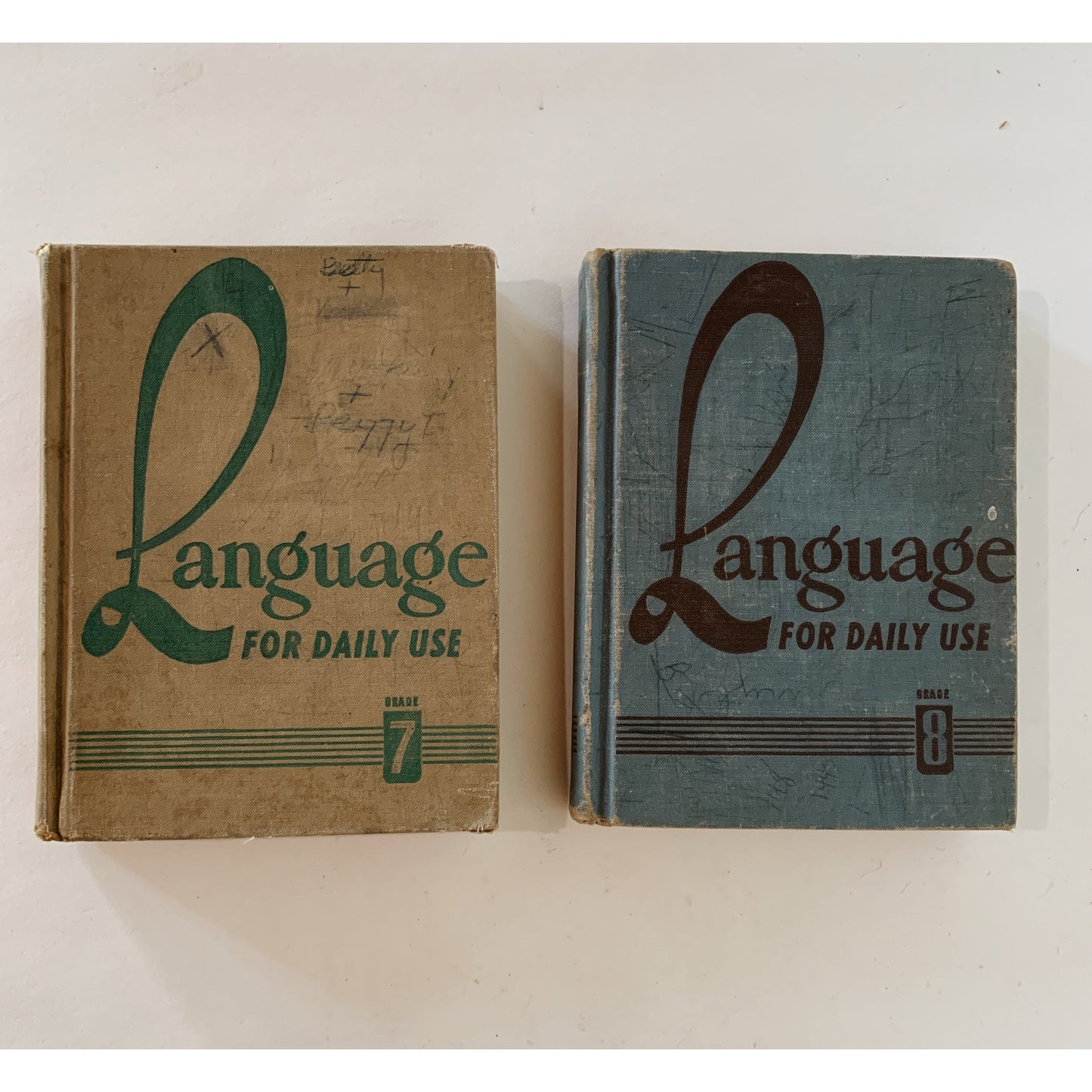 Mid-Century English Textbook Set, Language for Daily Use