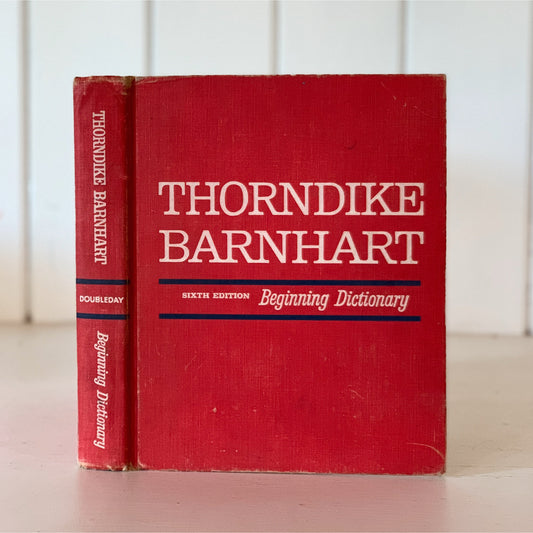 Thorndike Barnhart Beginning Dictionary 1968 Hardcover Illustrated