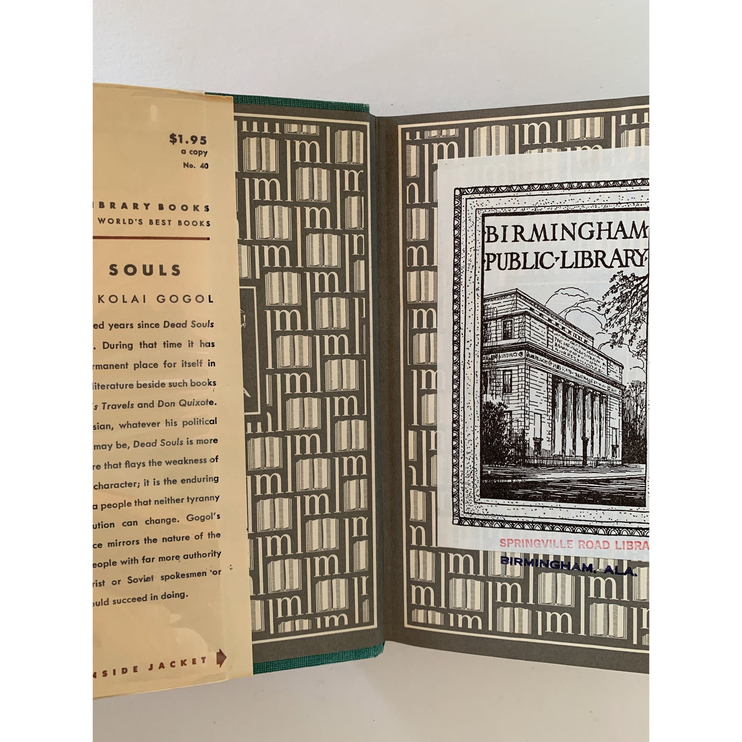 Dead Souls, Nikolai Gogol, Modern Library, 1936, Hardcover
