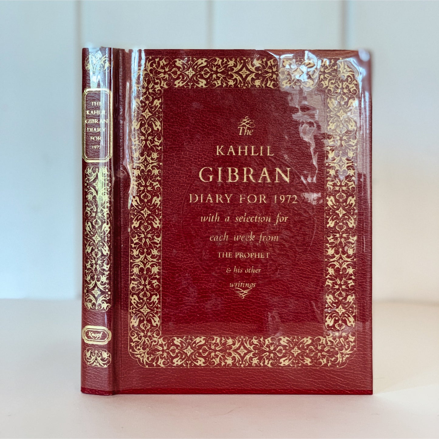The Kahlil Gibran Diary for 1972 - Blank, Unused Vintage Day Diary