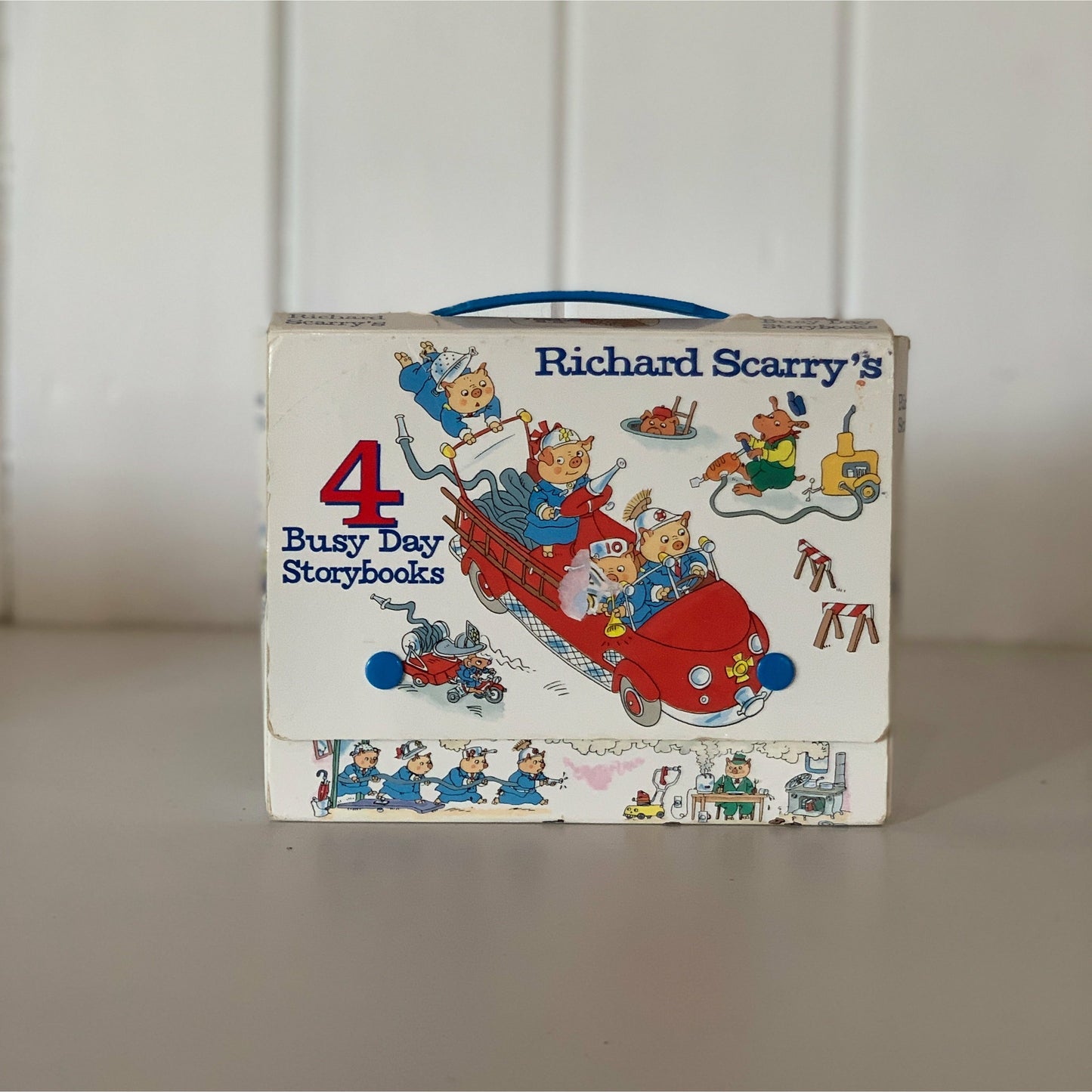 4 Busy Day Storybooks Richard Scarry Box Set 1997