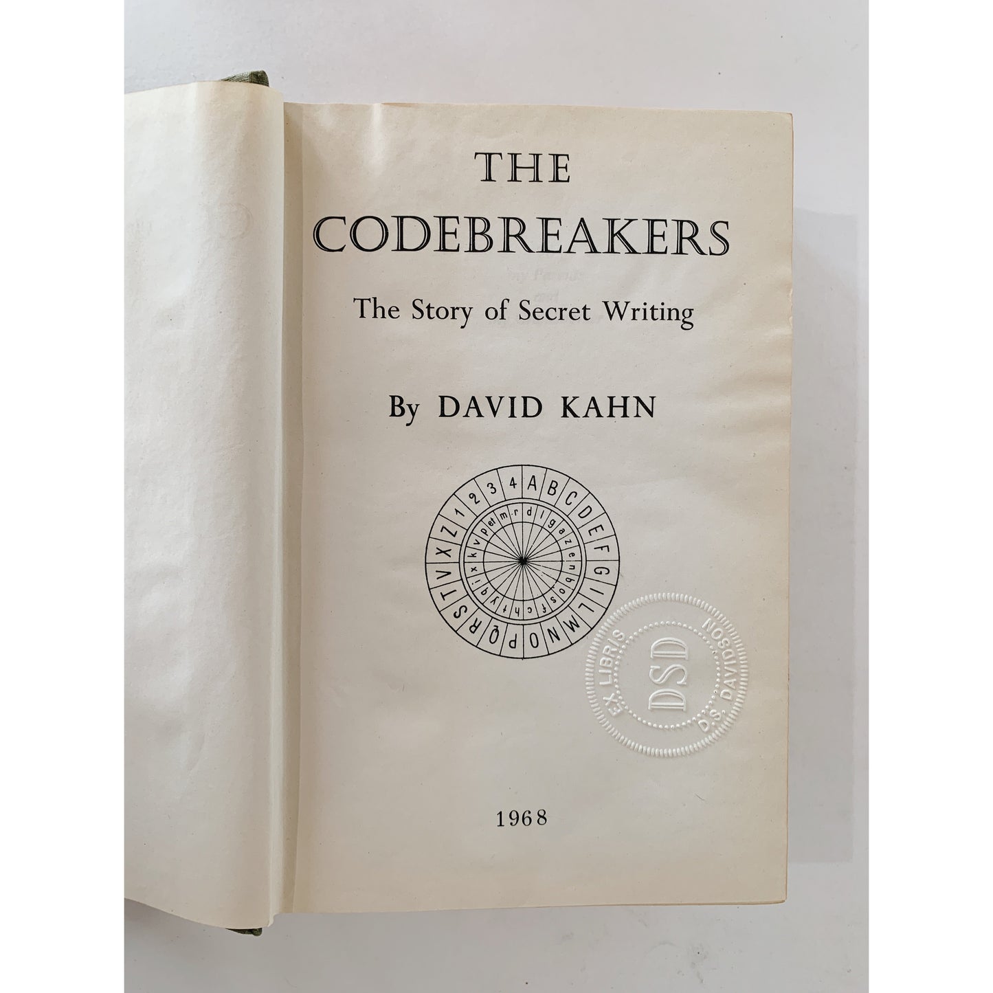 The Code Breakers, Secret Writing and Communication, 1968 Hardcover