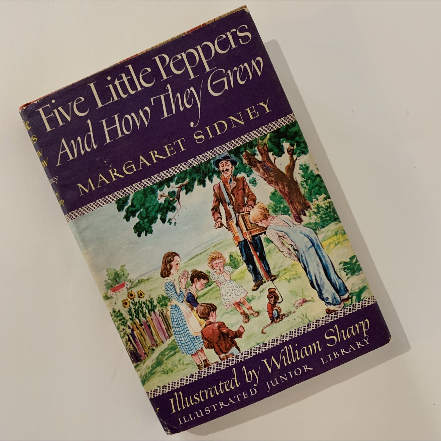Five Little Peppers and How They Grew, 1975 Illustrated Junior Library Hardcover