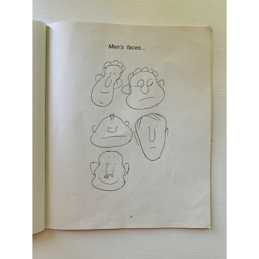 How to Draw Cartoons, Syd Hoff, 1974 Paperback