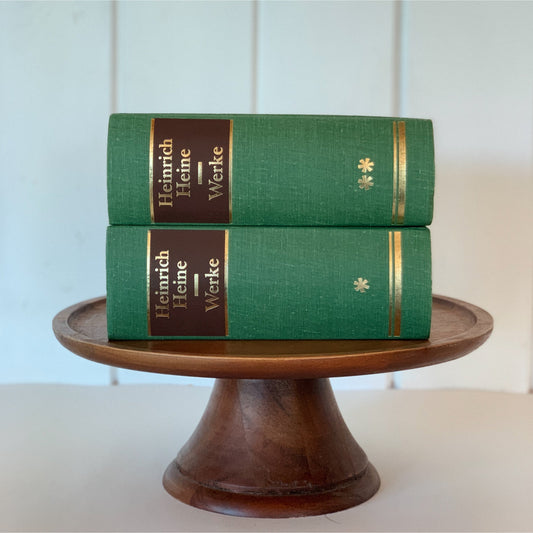 Works of Heinrich Heine Two Volumes, German, Hardcover