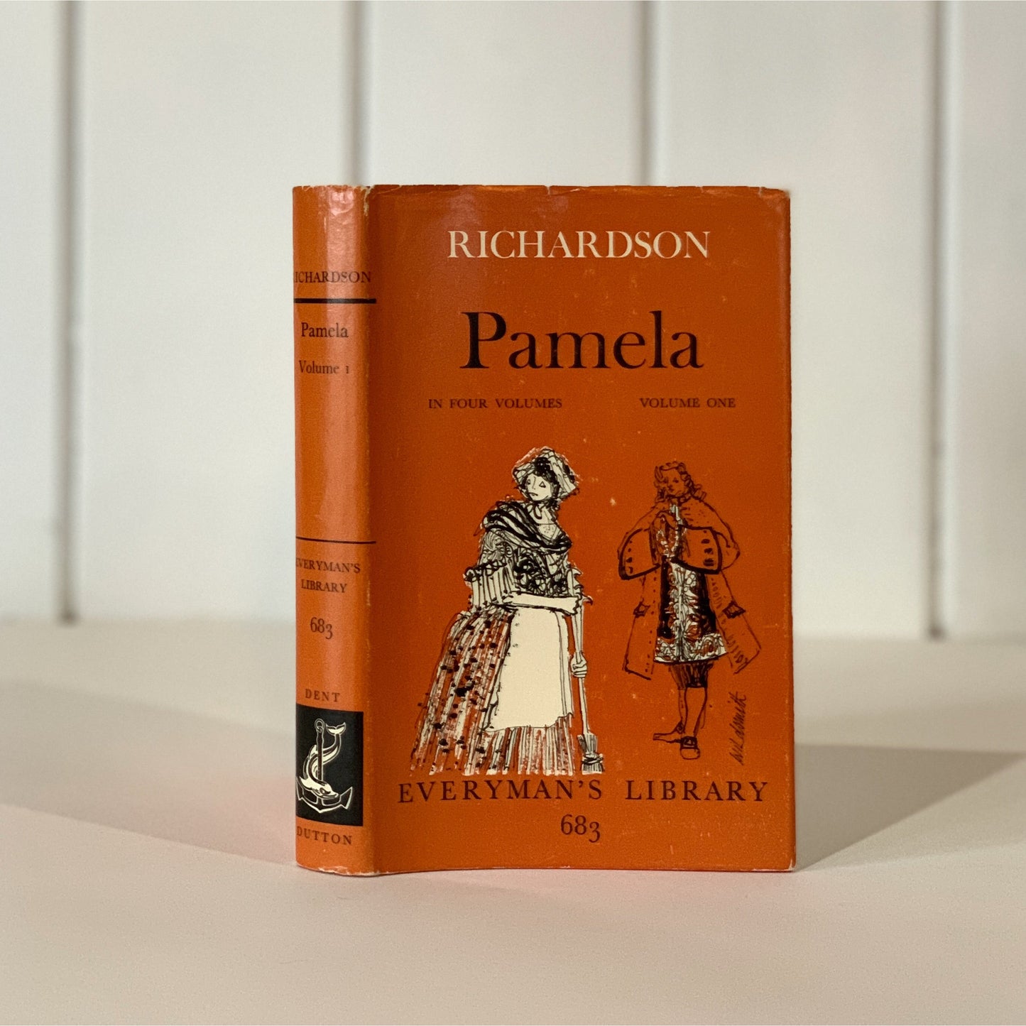 Pamela, Volume One, Hardcover - Everyman's Library 683, 1962 Hardcover