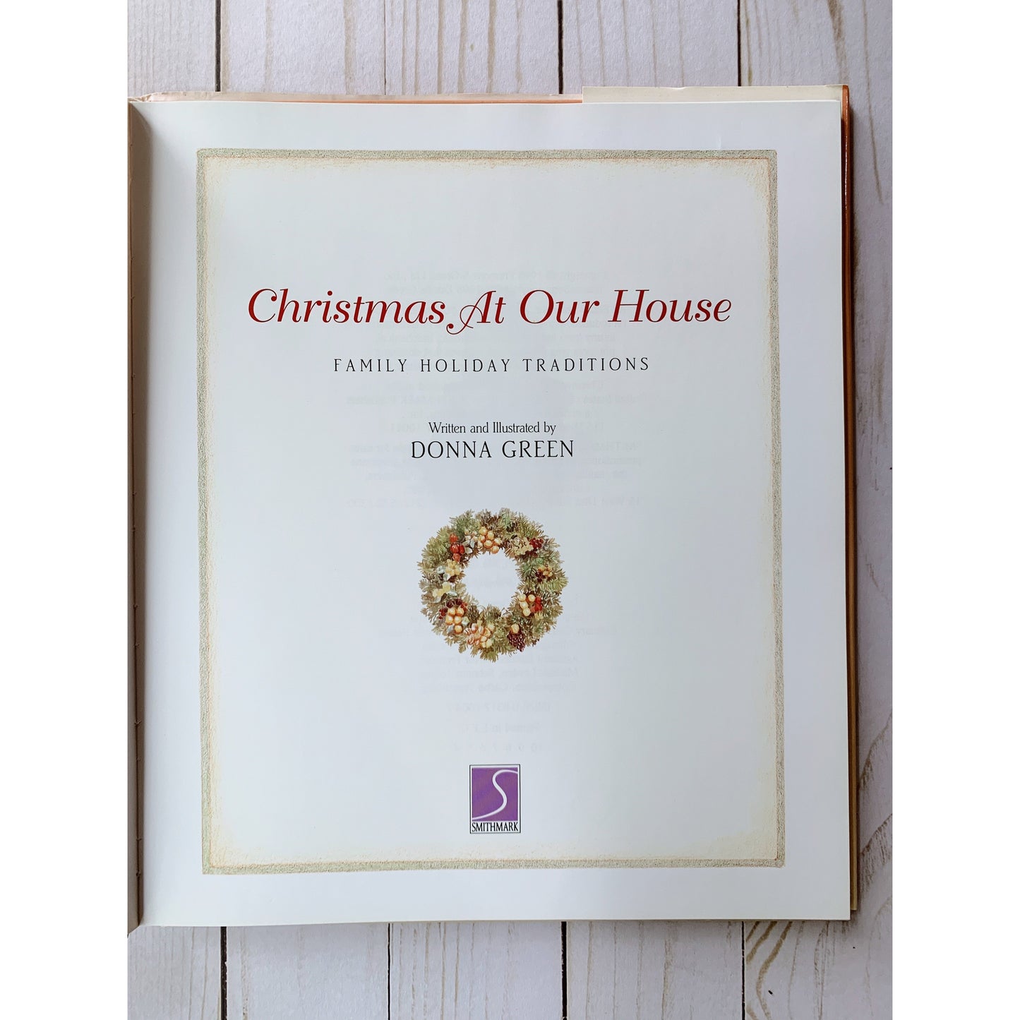 Christmas At Our House - Family Holiday Traditions - Hardcover Memory Book