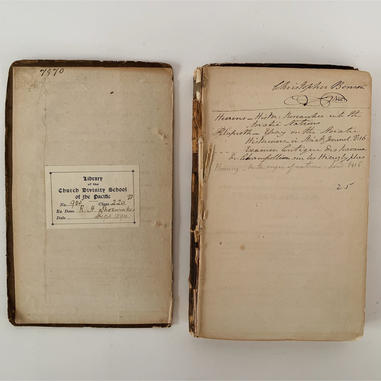 Origines Biblicae or Researches in Primeval History by Charles Tilstone Beke, 1834, RARE - Pretty Old Books