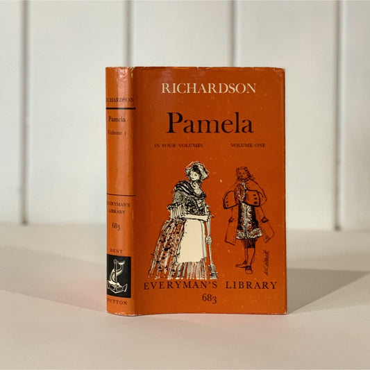 Pamela, Volume One, Hardcover - Everyman's Library 683, 1962 Hardcover - Pretty Old Books