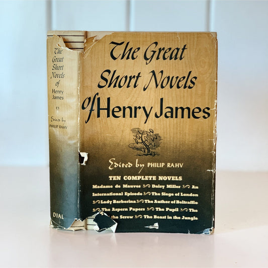 The Great Short Novels of Henry James, 1946 HC DJ - Pretty Old Books