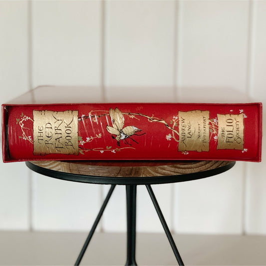 The Red Fairy Book Folio Society Limited Edition Hardcover in Slipcover New Unopened - Pretty Old Books
