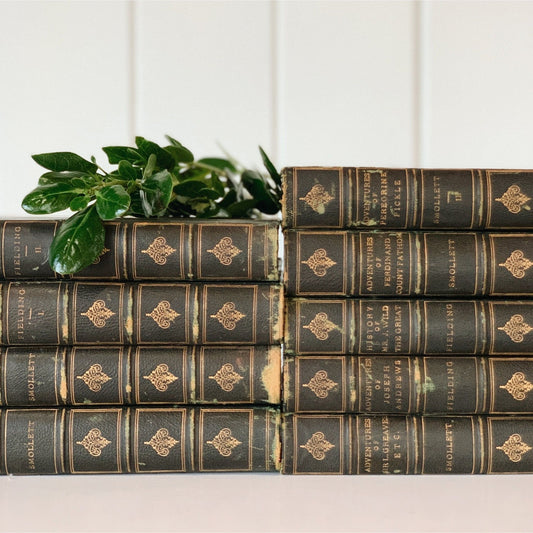 Tobias Smollett’s Novels, 1884, George Routledge and Sons - Pretty Old Books